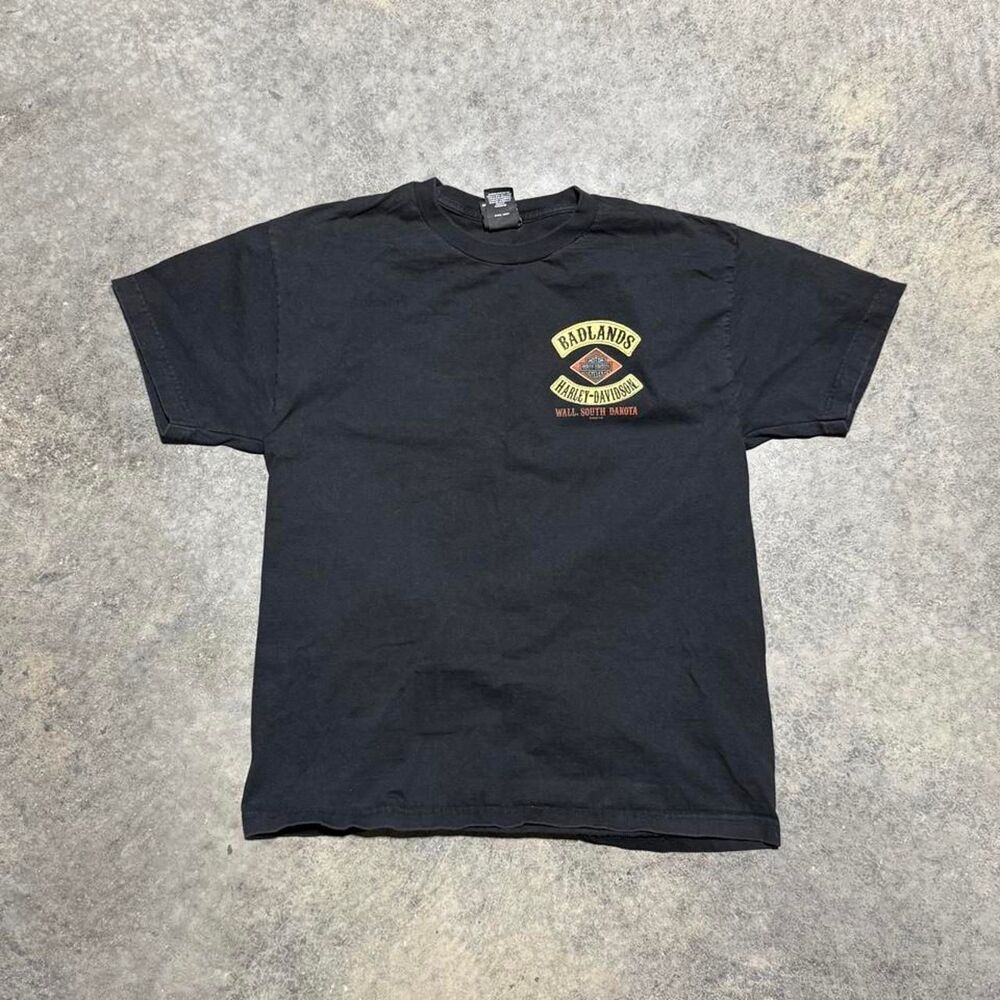Harley-davidson Men's Black T-shirt